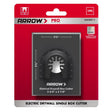 Arrow Pro 2-7/8 in. L X 3-3/4 in. W Bi-Metal Square Drywall Blade Multi-Material 1 pc