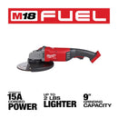 Milwaukee M18 FUEL Cordless 7 to 9 in. Large Angle Grinder Tool Only
