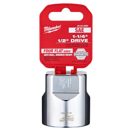 SOCKET SAE CHROME 1-1/4"