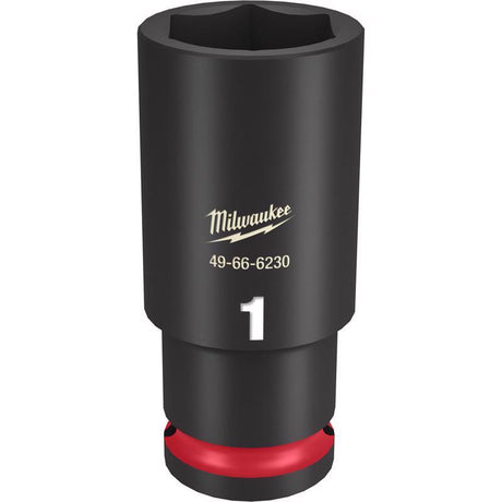 Milwaukee SHOCKWAVE 1/2 in. X 1/2 in. drive SAE 6 Point Deep Impact Socket 1 pc