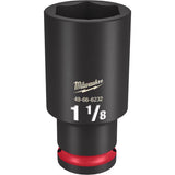 Milwaukee Shockwave 1-1/8 in. X 1/2 in. drive SAE 6 Point Deep Impact Socket 1 pc