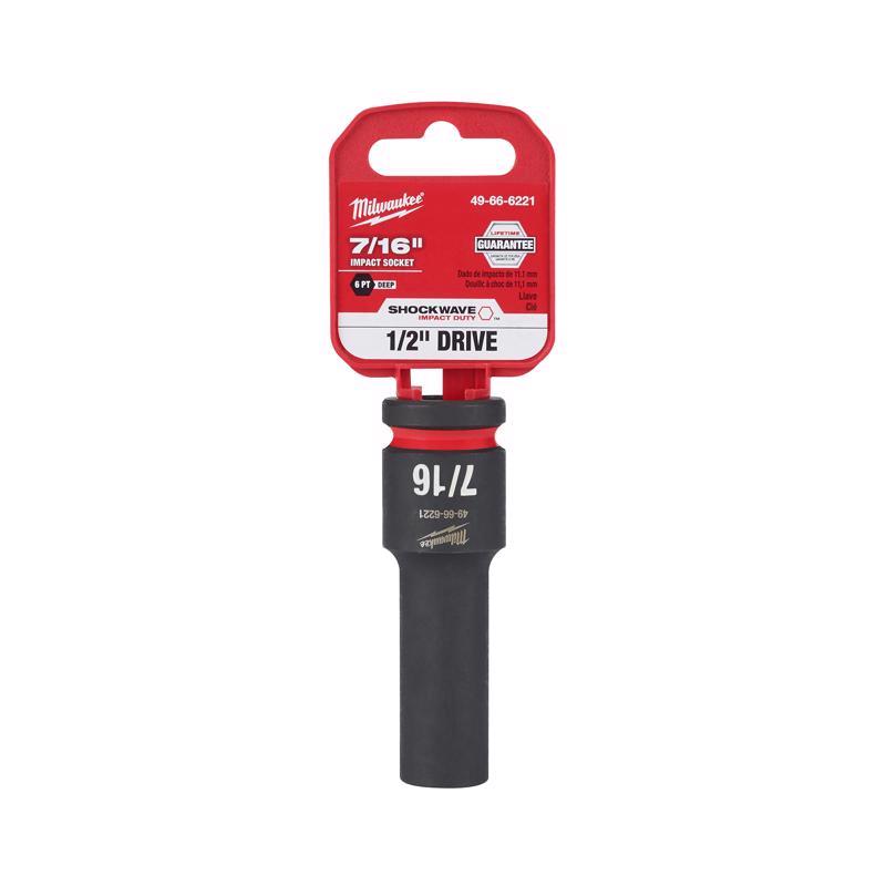 SOCKET 7/16" DEEP IMPACT