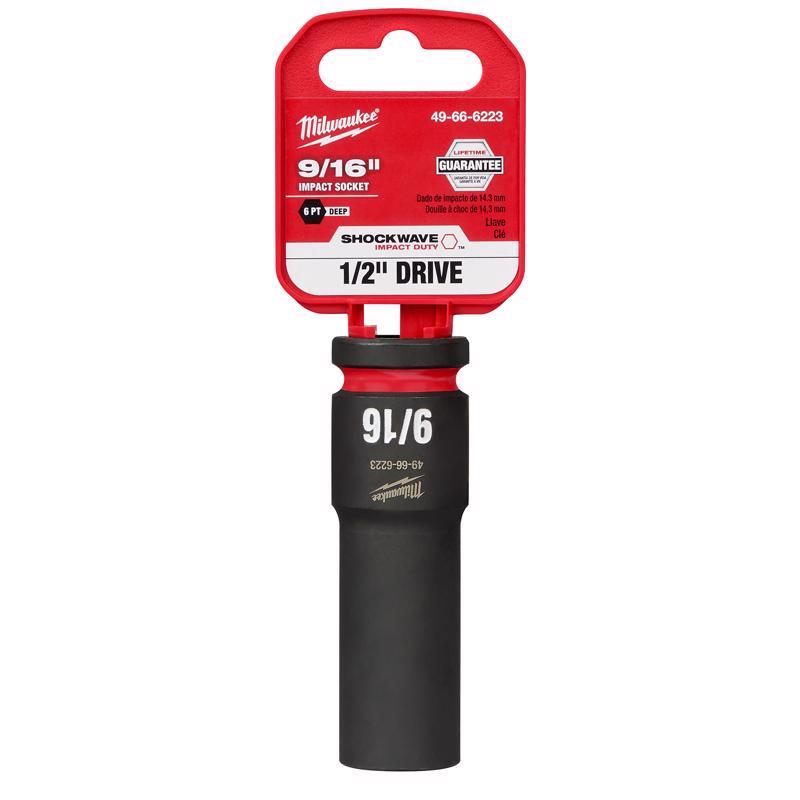 SOCKET 9/16" DEEP IMPACT