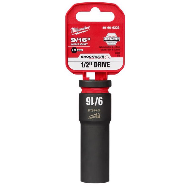 SOCKET 9/16" DEEP IMPACT