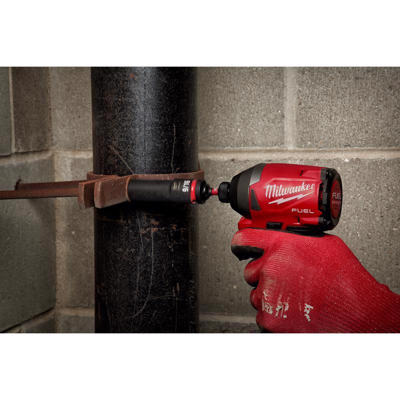 Milwaukee Shockwave 9/16 in. X 1/2 in. drive SAE 6 Point Deep Impact Socket 1 pc