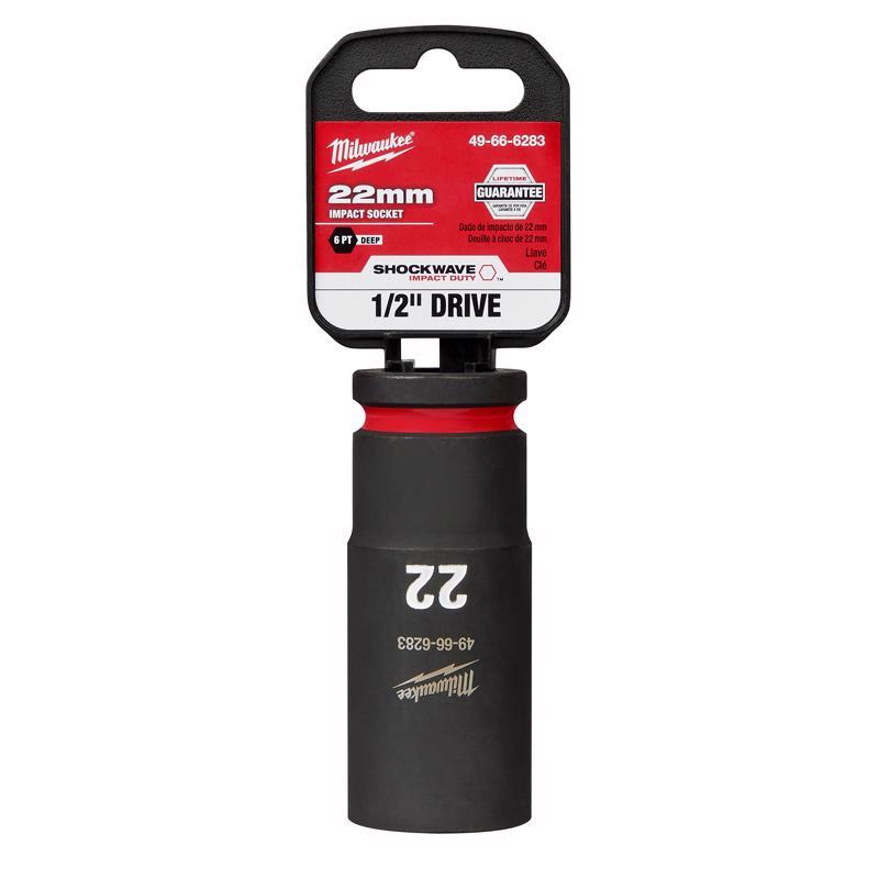 SOCKET 22MM DEEP IMPACT