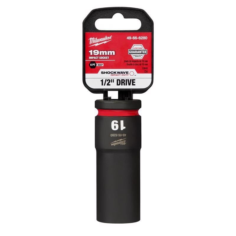 SOCKET 19MM DEEP IMPACT