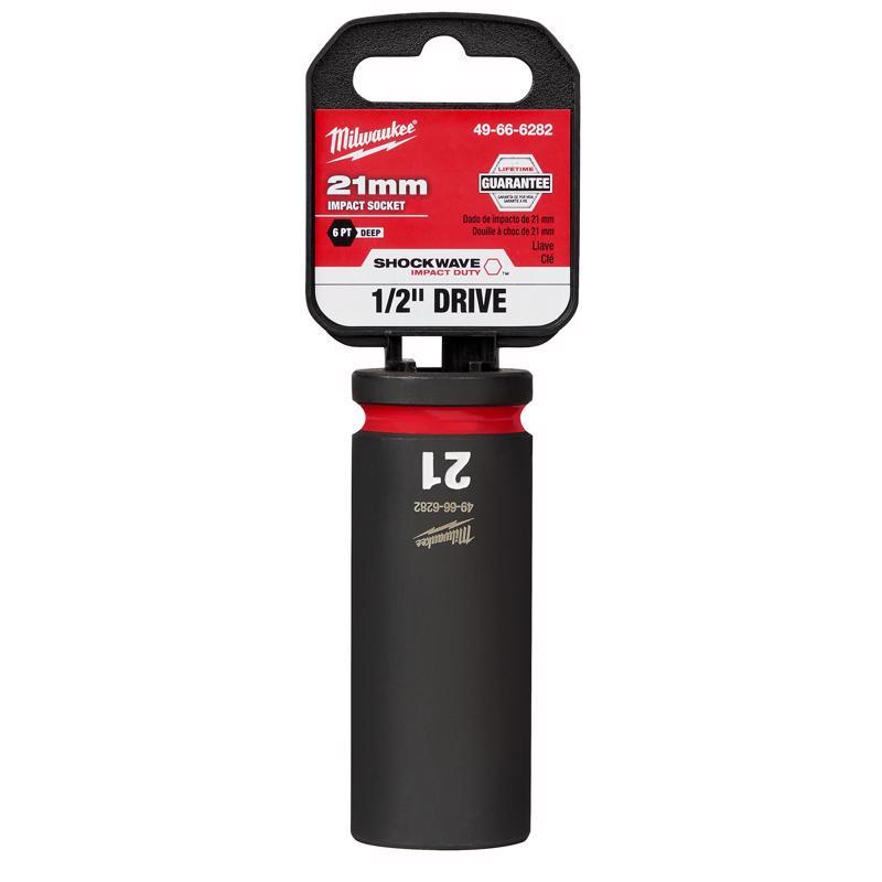 SOCKET 21MM DEEP IMPACT