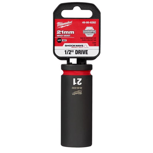 SOCKET 21MM DEEP IMPACT