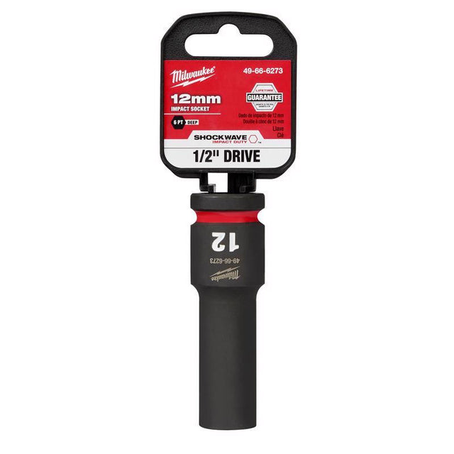 SOCKET 12MM DEEP IMPACT