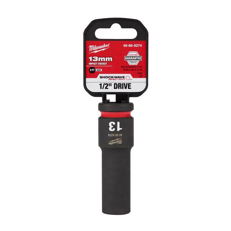 SOCKET 13MM DEEP IMPACT