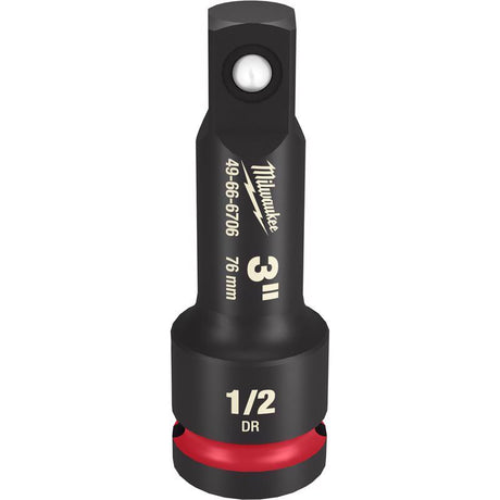 Milwaukee SHOCKWAVE 3 in. X 1/2 in. drive SAE Impact Extension 1 pc