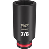 Milwaukee SHOCKWAVE 7/8 in. X 3/8 in. drive SAE 6 Point Deep Impact Socket 1 pc