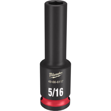 Milwaukee SHOCKWAVE 15/16 in. X 3/8 in. drive SAE 6 Point Deep Impact Socket 1 pc