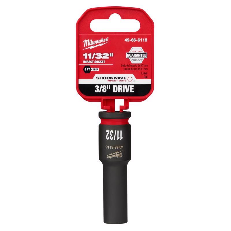 SOCKET 11/32" DEEP IMPCT