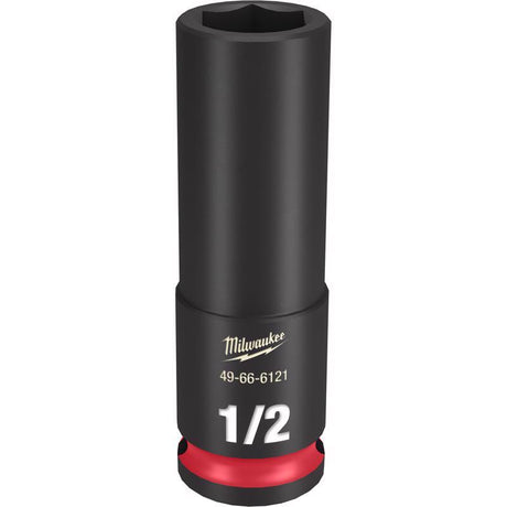 Milwaukee Shockwave 1/2 in. X 3/8 in. drive SAE 6 Point Deep Impact Socket 1 pc