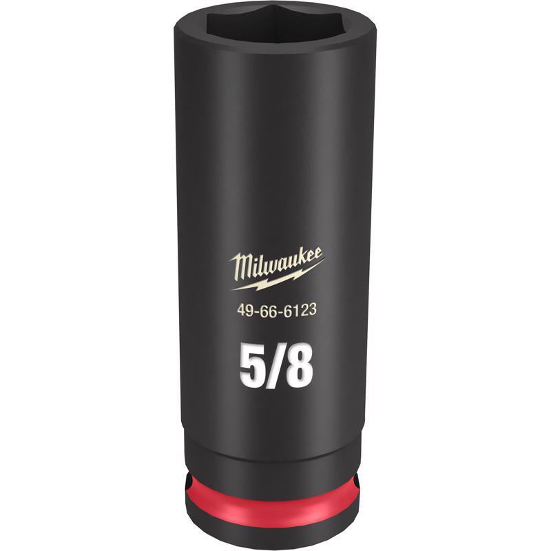 Milwaukee Shockwave 5/8 in. X 3/8 in. drive SAE 6 Point Deep Impact Socket 1 pc