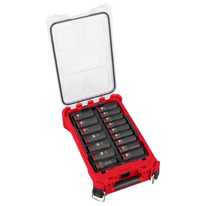 IMPACT SOCKET 16PC 1/2"