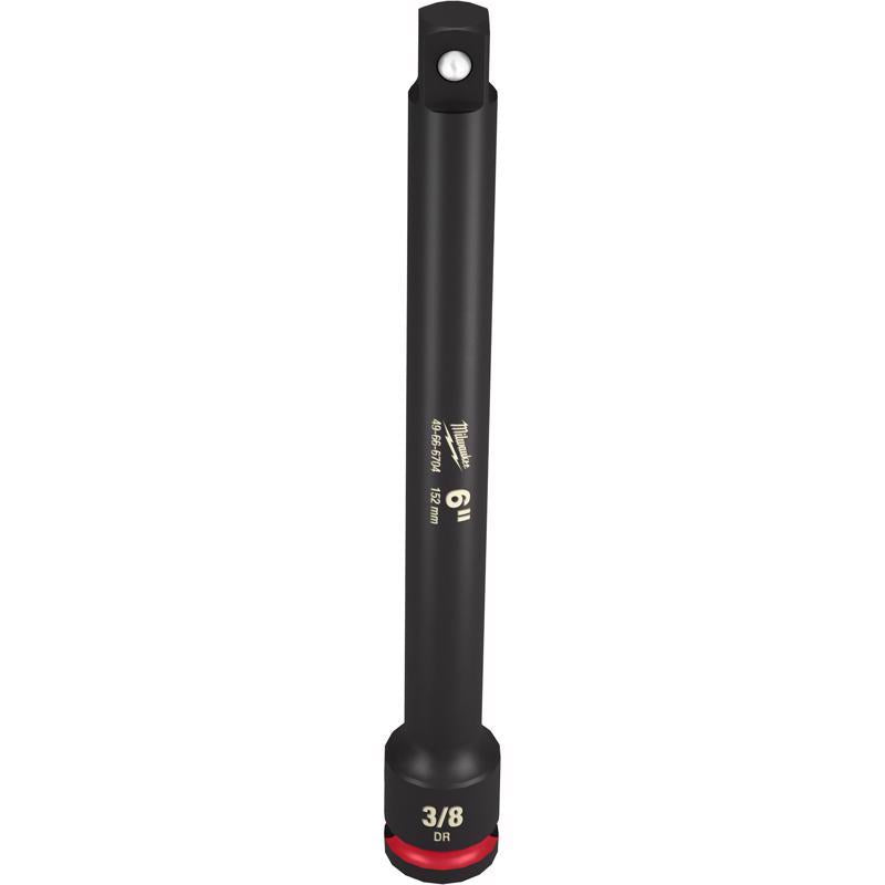 Milwaukee Shockwave 6 in. X 3/8 in. drive SAE Impact Extension 1 pc