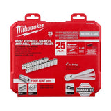Milwaukee 1/4 in. drive Metric and SAE Ratchet and Socket Set 90 teeth