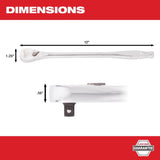 Milwaukee 3/8 in. drive SAE Ratchet 90 teeth
