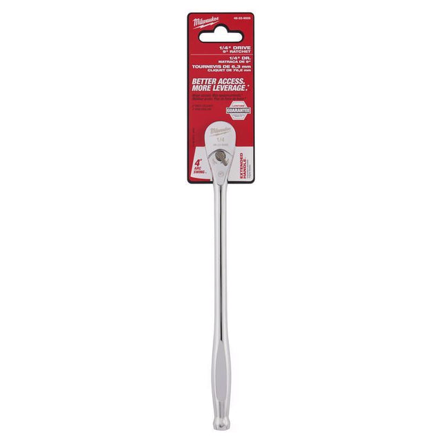 RATCHET SAE CHRM 1/4"X9"