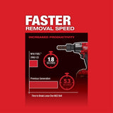 Milwaukee M18 FUEL 1/2 in. Cordless Brushless Mid-Torque Impact Wrench Kit (Battery & Charger)