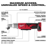 Milwaukee M18 3/8 in. Cordless Brushed Impact Wrench Tool Only