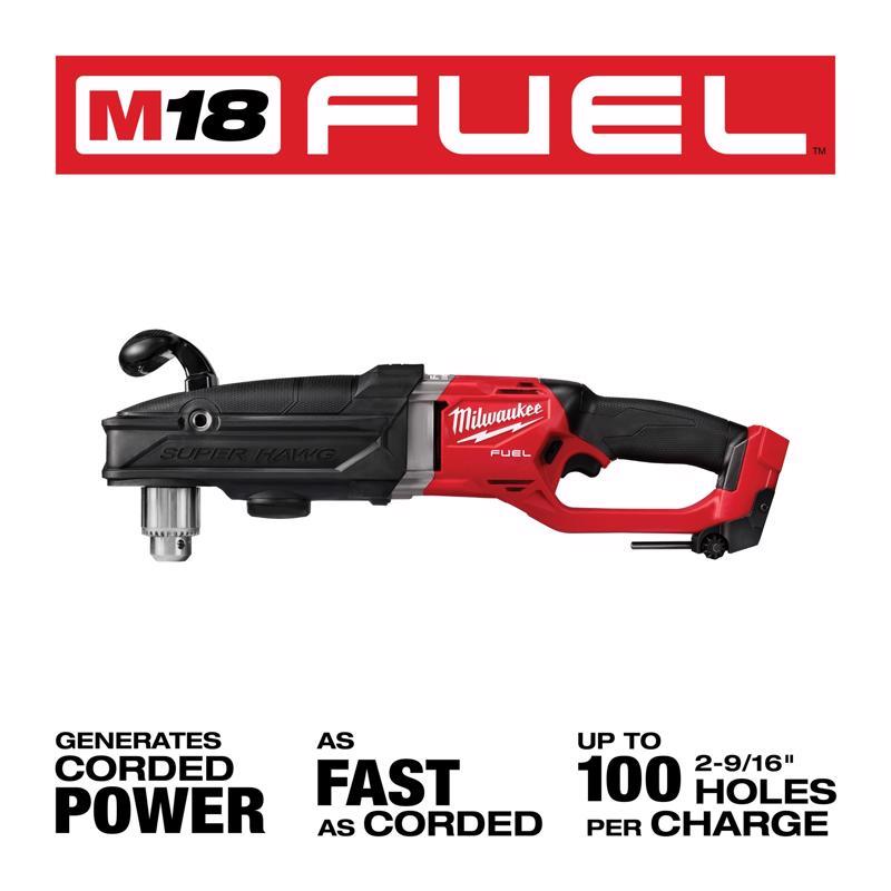 Milwaukee M18 FUEL 1/2 in. Brushless Cordless Right Angle Drill Tool Only