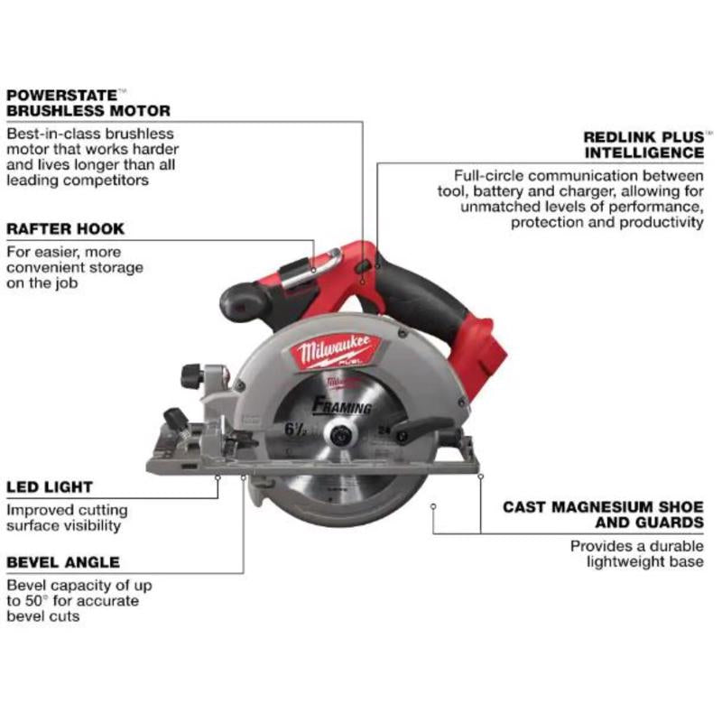 Milwaukee M18 FUEL Cordless Brushless 5 Tool Combo Kit