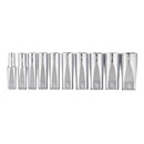Milwaukee 3/8 in. drive SAE 6 Point Deep Well Socket Set 10 pc