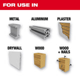 Milwaukee Hole Dozer 2-1/8 in. Bi-Metal Hole Saw with Arbor and Pilot Bit 1 pk