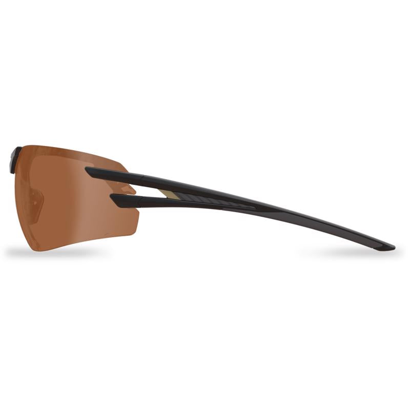 Edge Salita Anti-Fog Vapor Shield Safety Glasses Copper Lens Black Frame 1 pk