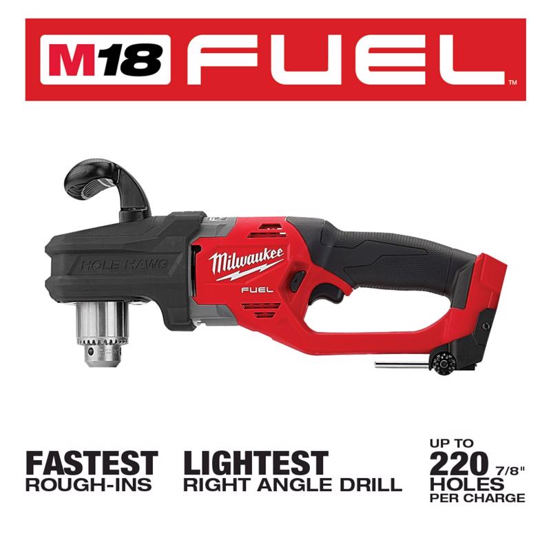 Milwaukee M18 FUEL 1/2 in. Brushless Cordless Right Angle Drill Tool Only