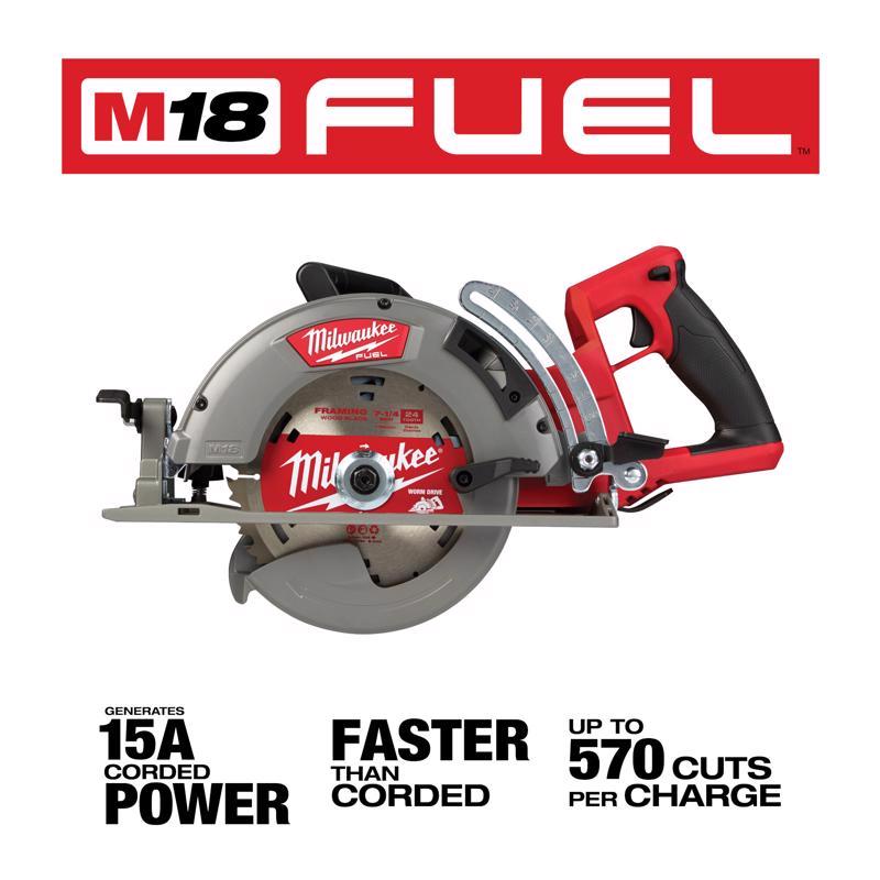 Milwaukee M18 FUEL 7-1/4 in. Cordless Brushless Rear Handle Circular Saw Tool Only