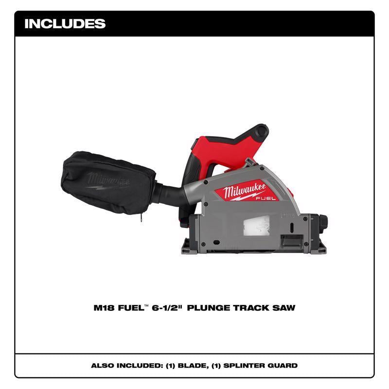 Milwaukee M18 FUEL 6-1/2 in. Cordless Brushless Plunge Track Saw Tool Only