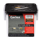 FastenMaster Cortex No. 10 X 2-1/2 in. L Saddle Torx Ttap Button Head Hidden Deck Fastener 224 pc