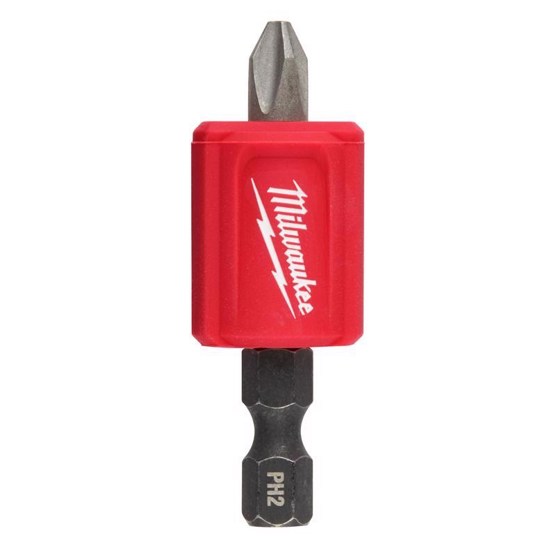 Milwaukee Shockwave Phillips 2 in. L Magnetic Attachment Set Alloy Steel 2 pc