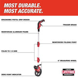 Milwaukee 19 in. L X 8 in. W 6 in. Measuring Wheel 10000 ft. Black/Red 1 pc