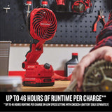 Craftsman V20 6 in. H Personal Fan