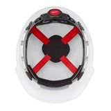 Milwaukee BOLT 4-Point Ratchet Type 1 Class E Non-Vented Front Brim Hard Hat White