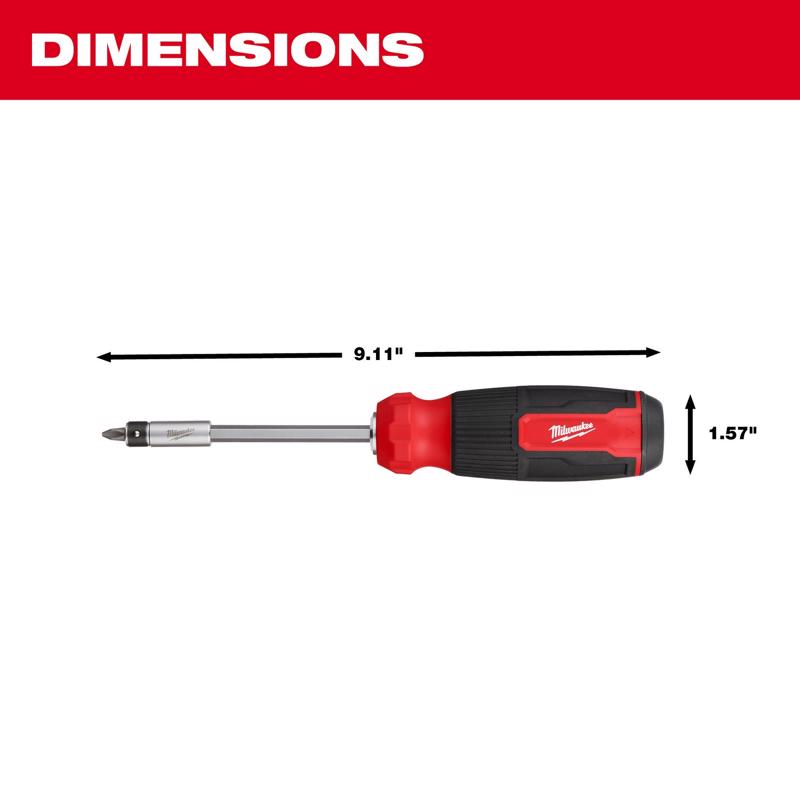 Milwaukee Hex Shank 27-in-1 Multi-Bit Screwdriver 9.11 in. 1 pc