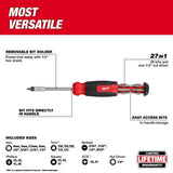 Milwaukee Hex Shank 27-in-1 Multi-Bit Screwdriver 9.11 in. 1 pc
