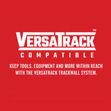 Craftsman VersaTrack 3.1 in. L X 24.4 in. W X 10.3 in. H Black/Red Basket