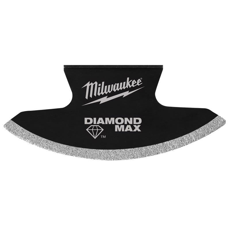 Milwaukee 3.88 in. L X 0.5 in. W Diamond Grit Open-Lok Contoured Boot Grout Removal Blade 1 pk