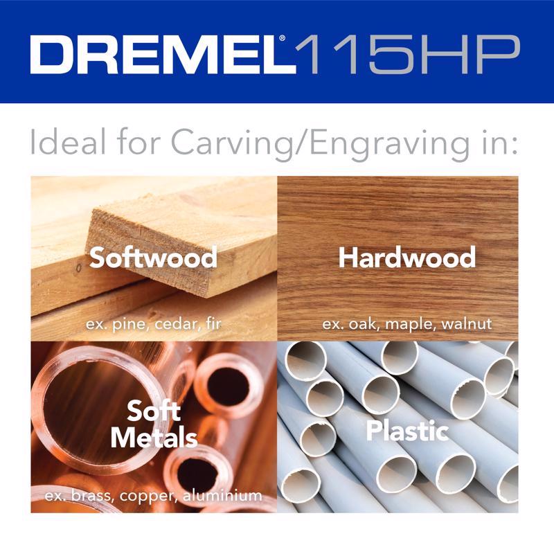 Dremel Max Life 5/16 in. X 1.5 in. L X 0.31 in. W High Speed Steel Cylindrical High Speed Cutter Mul