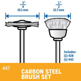 Dremel Carbon Steel Cleaning And Polishing Moto Tool Kit 2 each