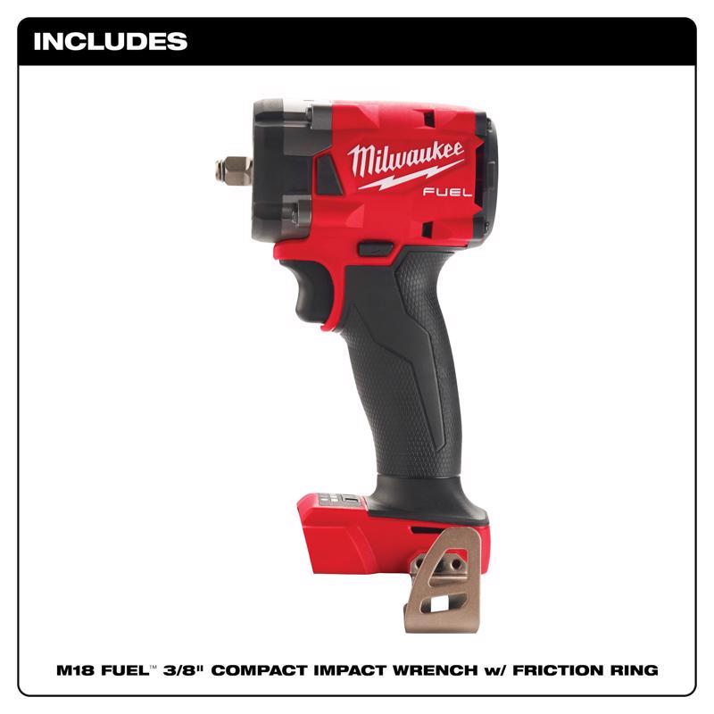 Milwaukee M18 FUEL 3/8 in. Cordless Brushless Compact Impact Wrench Tool Only