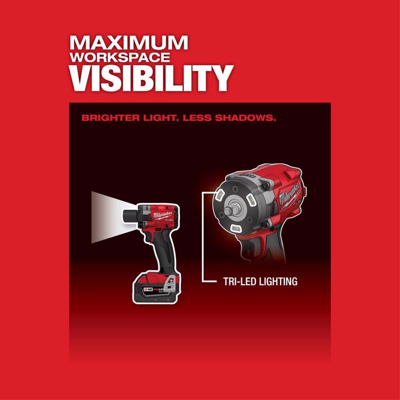 Milwaukee M18 FUEL 3/8 in. Cordless Brushless Compact Impact Wrench Tool Only