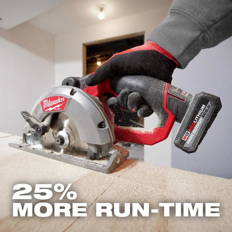 Milwaukee M12 RedLithium XC 5 Ah Lithium-Ion High Output Battery Pack 1 pc